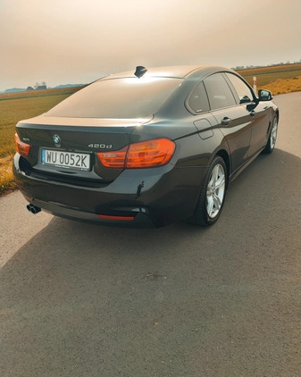 BMW Seria 4 cena 90000 przebieg: 191000, rok produkcji 2015 z Inowrocław małe 137